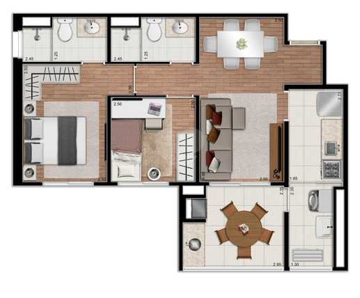 Apartamento 59m²