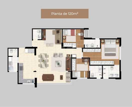 Apartamento 120m²