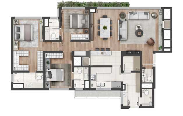 Apartamento 141m²