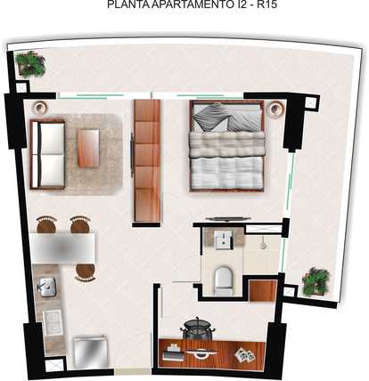 Apartamento 47m²