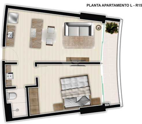 Apartamento 45m²