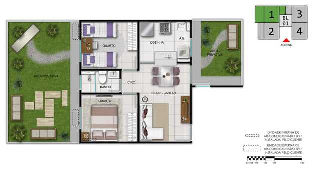 Apartamento 41m²