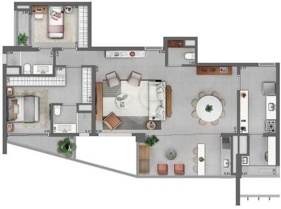 Apartamento 120m²