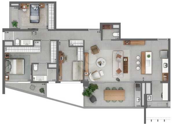 Apartamento 120m²