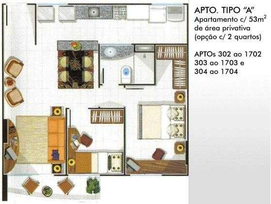 Apartamento 53m²