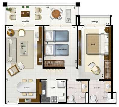 Apartamento 71m²