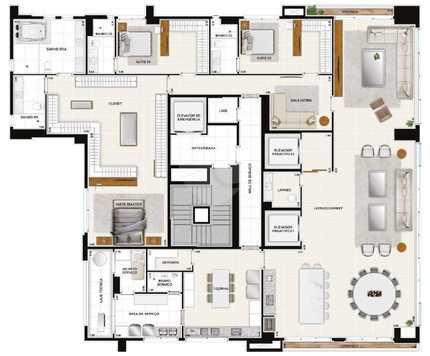 Apartamento 356m²