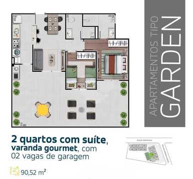 Apartamento 90m²