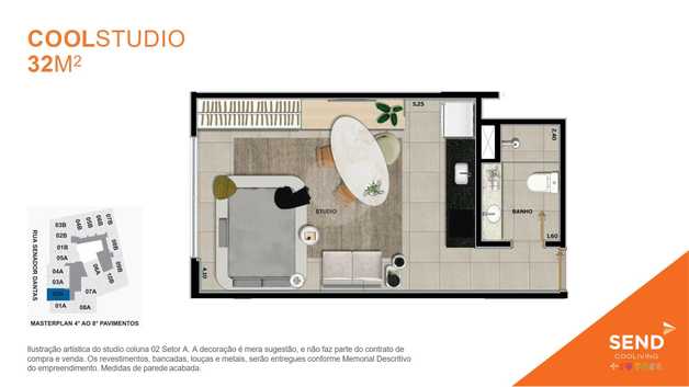 Apartamento 32m²