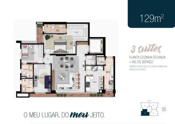 Apartamento 129m²