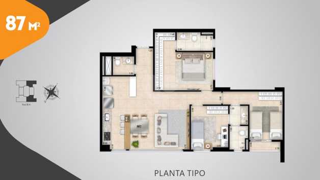 Apartamento 86m²