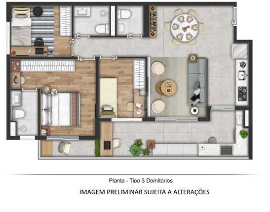 Apartamento 84m²