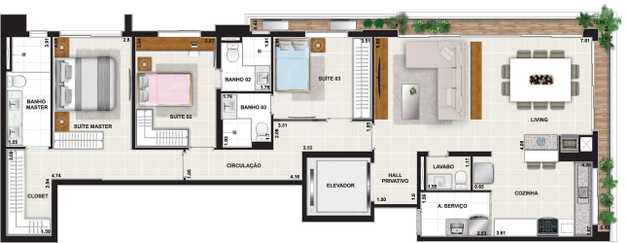 Apartamento 147m²