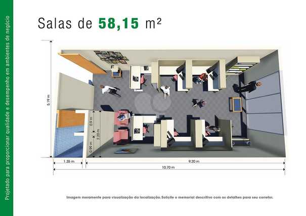 Salas 58m²