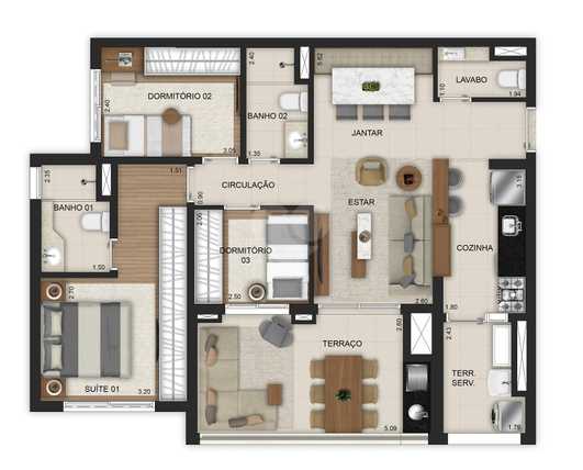Apartamento 89m²