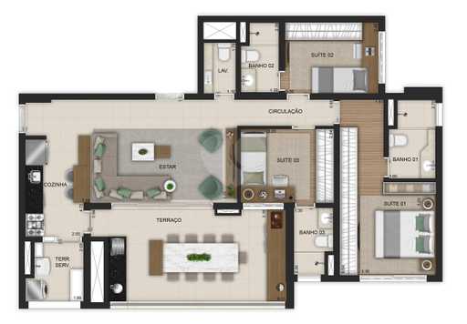 Apartamento 121m²