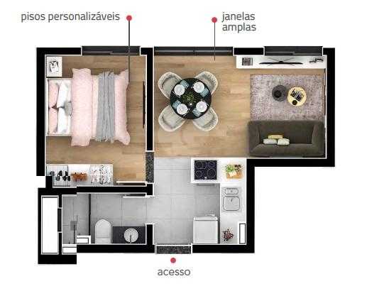 Apartamento 31m²