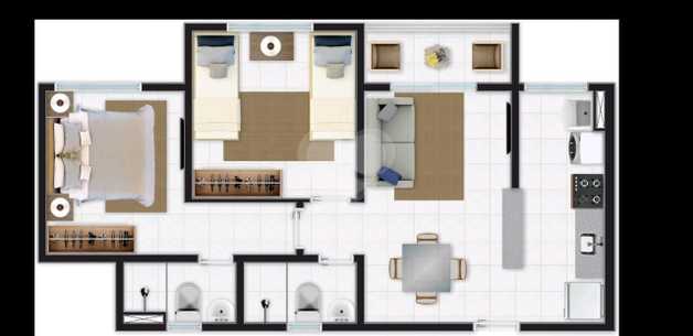 Apartamento 47m²