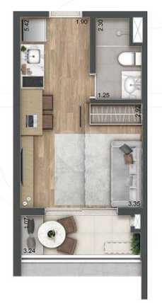 Apartamento 25m²