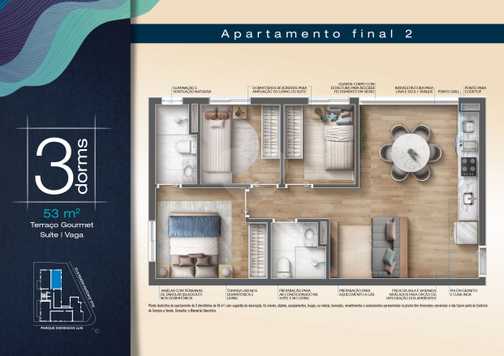 Apartamento 53m²