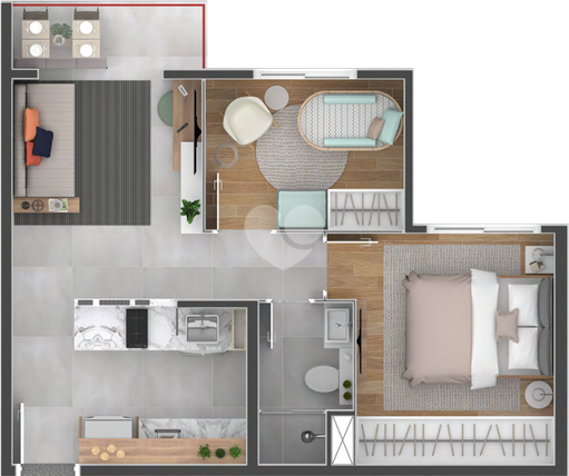 Apartamento 36m²