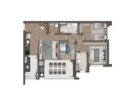 Apartamento 83m²