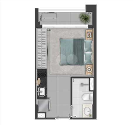 Apartamento 25m²