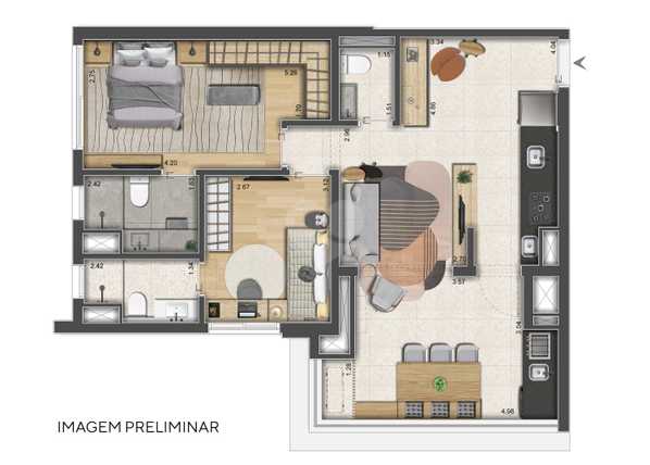 Apartamento 78m²