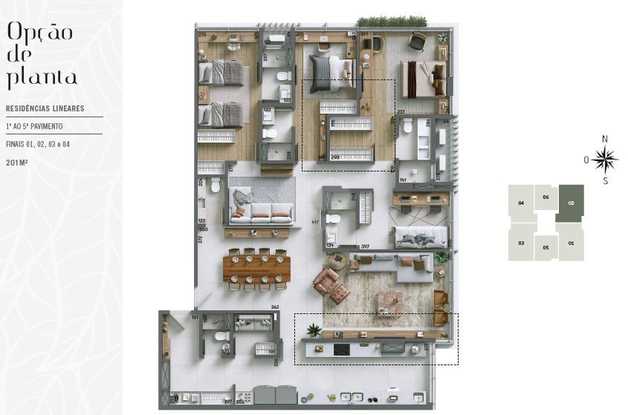 Apartamento 201m²