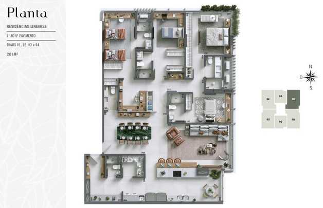 Apartamento 201m²