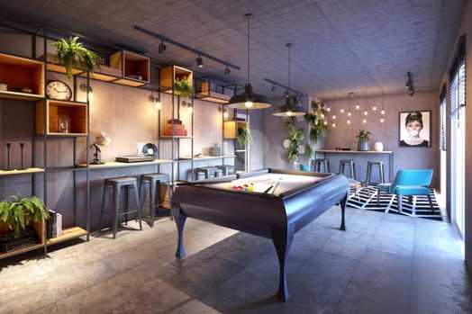 Sala de jogos e coworking