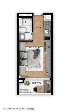 Apartamento 23m²