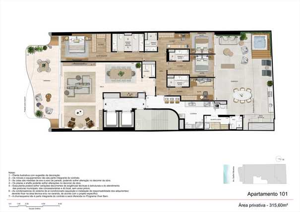 Apartamento 315m²