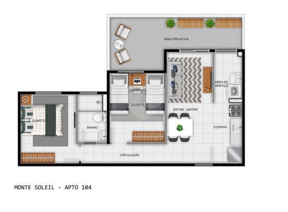 Apartamento 59m²