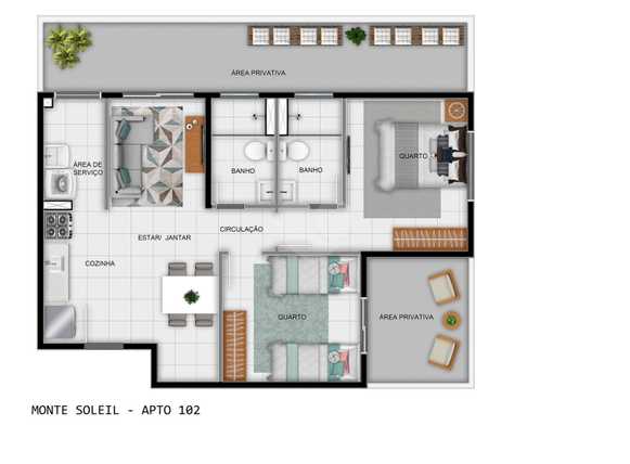 Apartamento 70m²