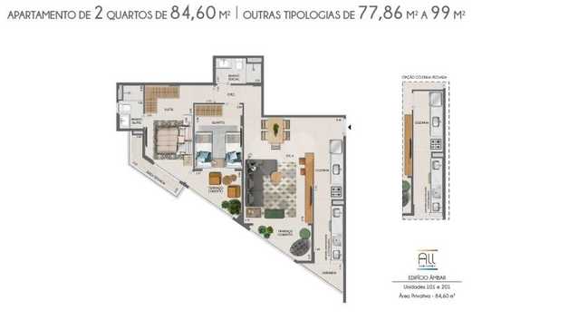 Apartamento 84m²