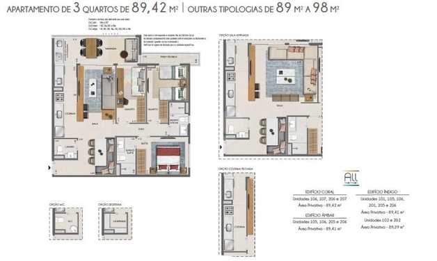 Apartamento 89m²