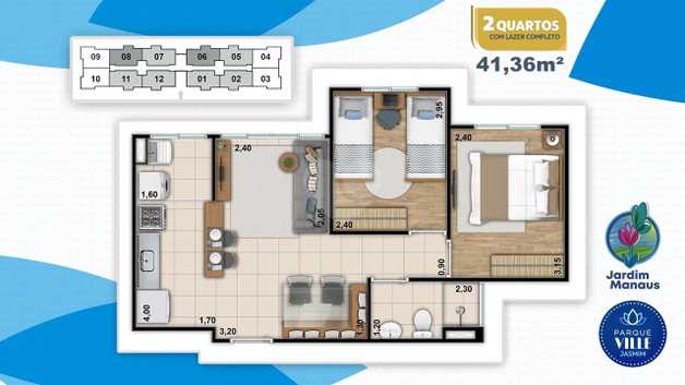 Apartamento 41m²