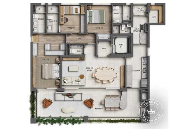 Apartamento 177m²