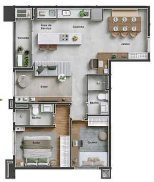 Apartamento 69m²