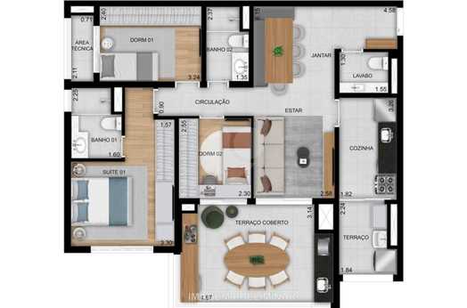 Apartamento 33m²