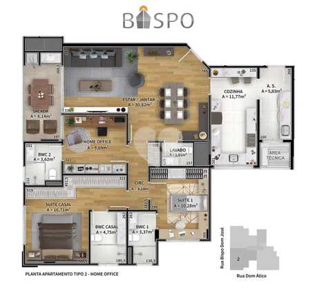 Apartamento 128m²