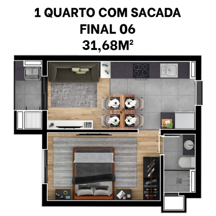 Apartamento 31m²