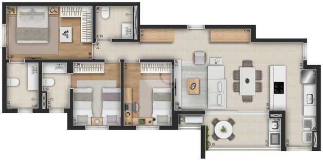 Apartamento 98m²