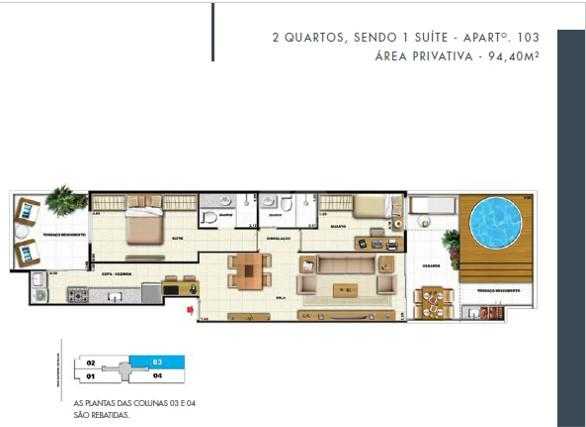 Apartamento 94m²