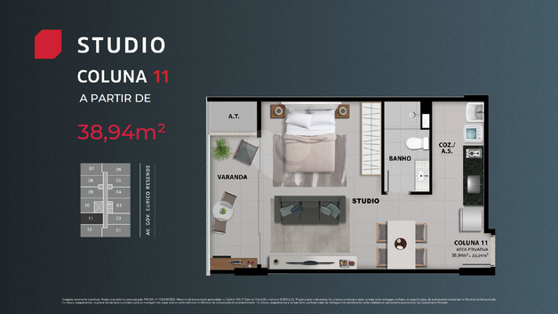 Apartamento 38m²