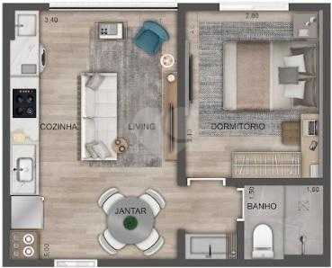 Apartamento 35m²