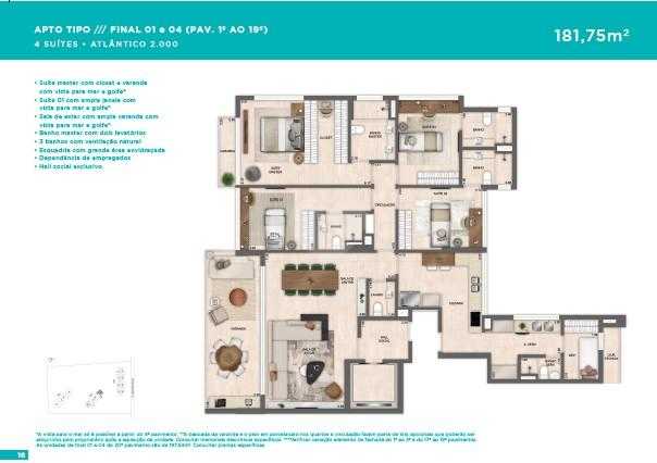 Apartamento 181m²