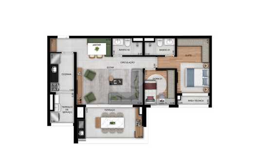Apartamento 86m²