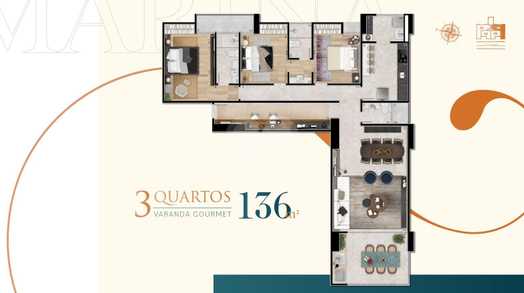 Apartamento 136m²